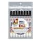 Mighty Marker PM-68 DG Bullet Tip, Black Color Family, 8PK 86801 - alternate 1